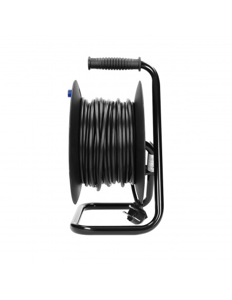  Przedłużacz bębnowy, 4 gniazda 2P+Z, kabel PVC H05VV-F 3x1,5mm², długość 30m, termik, przesłony torów...