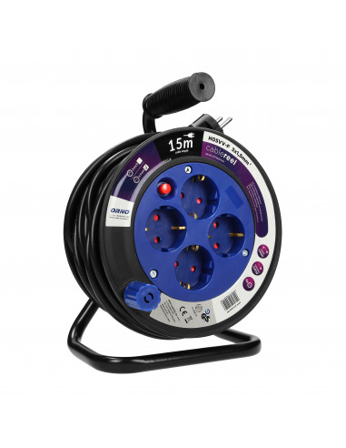 Przedłużacz bębnowy MINI, 4 gniazda...