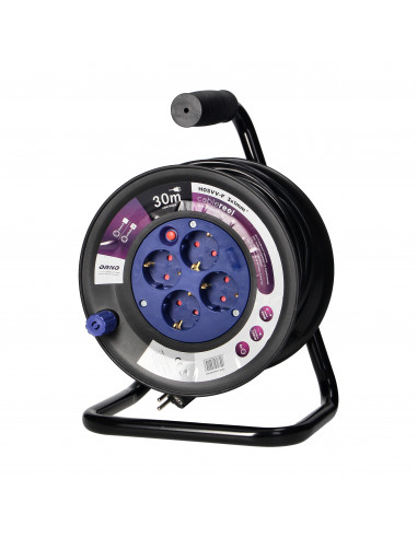  Przedłużacz bębnowy, 4 gniazda 2P+Z...