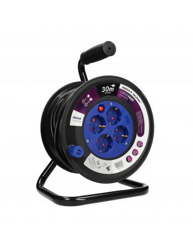  Przedłużacz bębnowy, 4 gniazda 2P+Z...