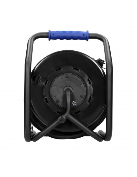  Przedłużacz bębnowy profesjonalny IP44, 4 gniazda 2P+Z, kabel gumowy olejoodporny, H07RN-F 3x2,5mm², długość -...