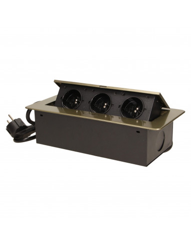 Gniazdo meblowe wpuszczane w blat z...