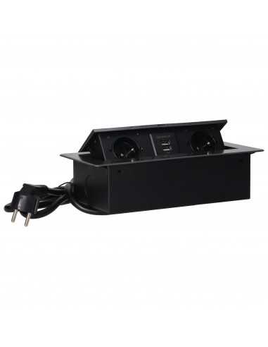  Gniazda meblowe wpuszczane w blat z...