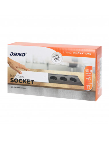 Gniazdo meblowe wpuszczane w blat...