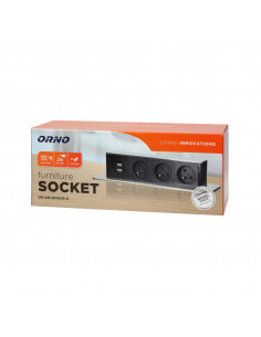  Gniazdo meblowe wysuwane z... 2