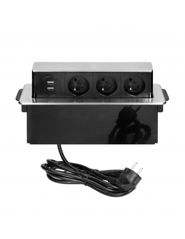  Gniazdo meblowe wysuwane z blatu z...