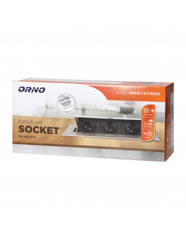 Gniazdo meblowe wpuszczane w blat z...