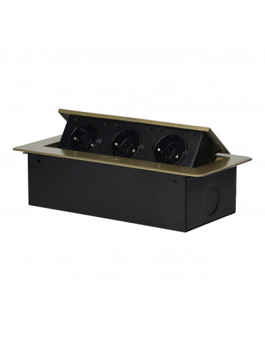 Gniazdo meblowe wpuszczane w blat z...