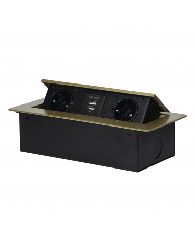 Gniazda meblowe wpuszczane w blat z...