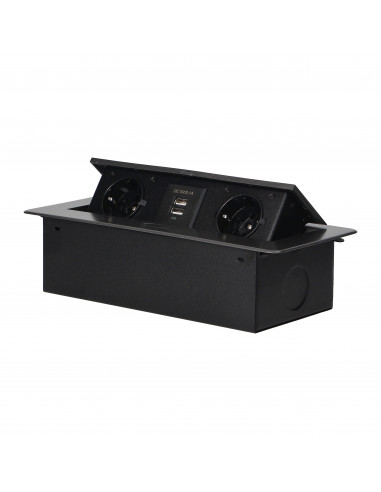 Gniazda meblowe wpuszczane w blat z...