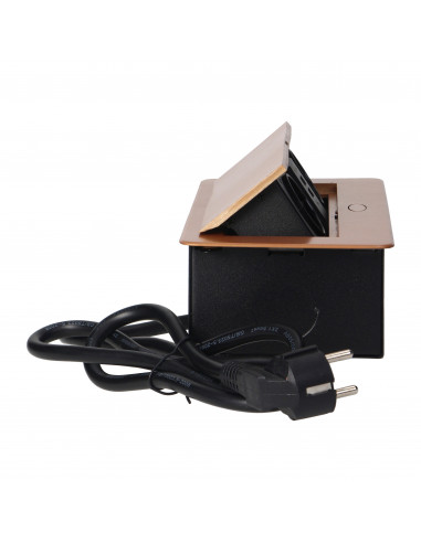  Gniazda meblowe wpuszczane w blat z...