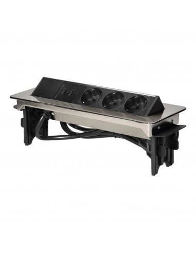 Gniazdo meblowe wpuszczane w blat w...