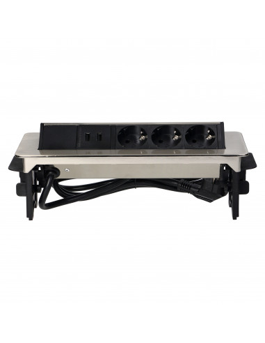 Gniazdo meblowe wpuszczane w blat w...