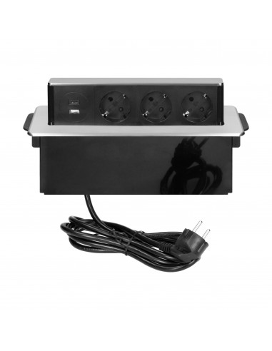  Gniazdo meblowe wysuwane z blatu z...