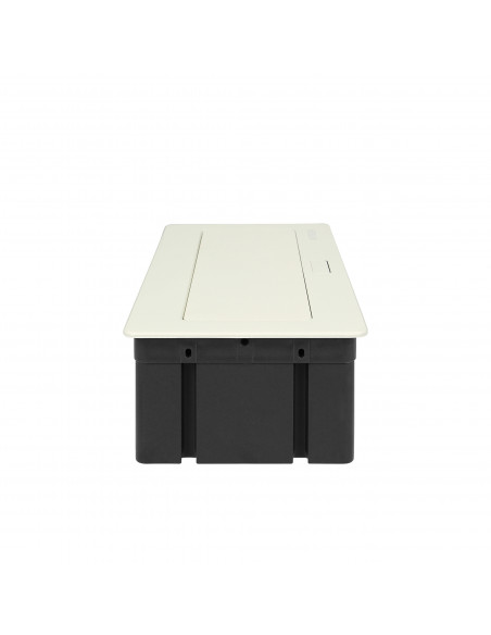  NOEN Kaseta meblowa wpuszczana w blat ze zintegrowaną ramką PCV na gniazda modułowe 3 x 45x45mm lub 6 x 22,5x45mm,...