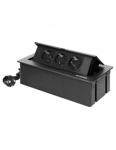 Gniazdo meblowe REDE, 3x2P+Z z...