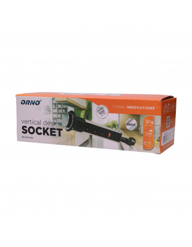 Gniazdo meblowe Ø6cm wysuwane z blatu...