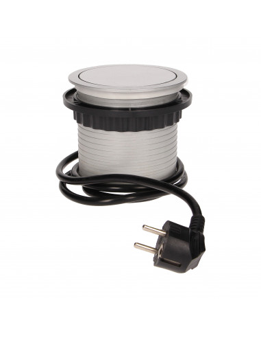 Gniazdo meblowe Ø10cm wysuwane z...