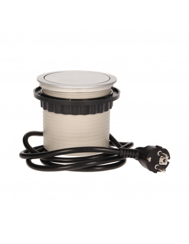 Gniazdo meblowe Ø10cm wysuwane z...