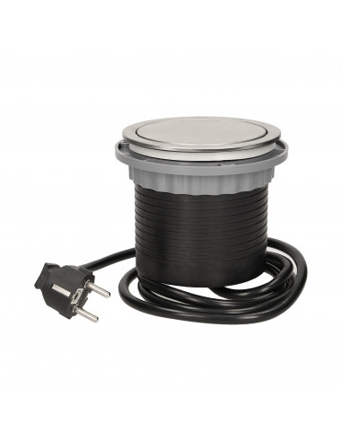 Gniazdo meblowe Ø10cm wysuwane z...