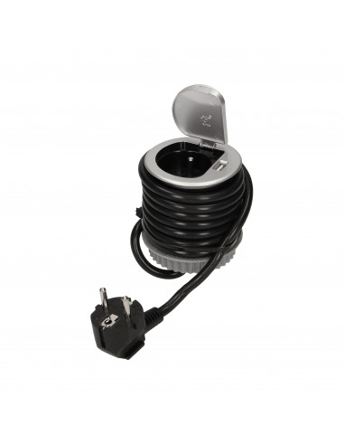 Gniazdo meblowe Ø6cm wpuszczane w...