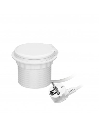  Gniazdo meblowe Ø8cm wpuszczane w...