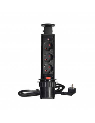 Gniazdo meblowe Ø6cm wysuwane z blatu...