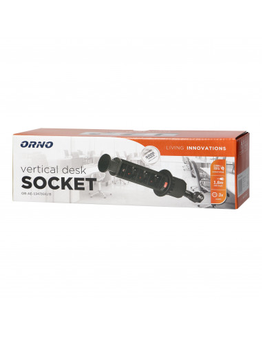 Gniazdo meblowe Ø6cm wysuwane z blatu...