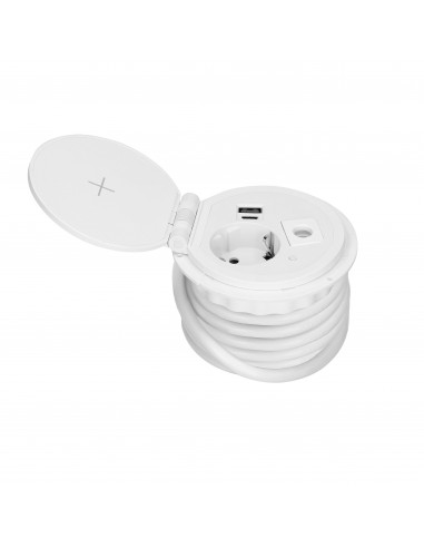  Gniazdo meblowe Ø8cm wpuszczane w...