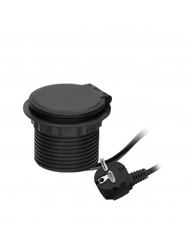  Gniazdo meblowe Ø8cm wpuszczane w...