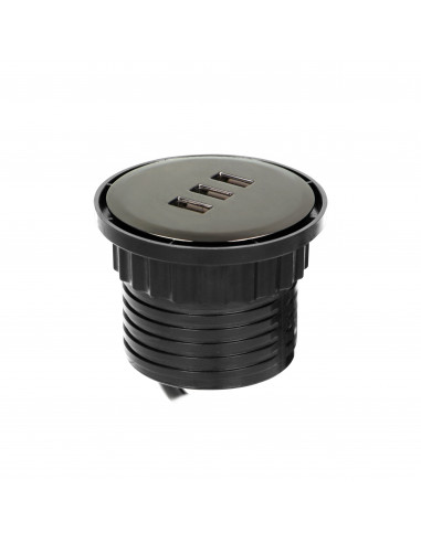 Ładowarka 3xUSB wpuszczana w blat, 5V...