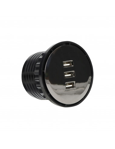 Ładowarka 3xUSB wpuszczana w blat, 5V...