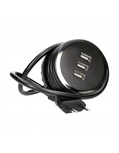 Ładowarka 3xUSB wpuszczana w blat, 5V...