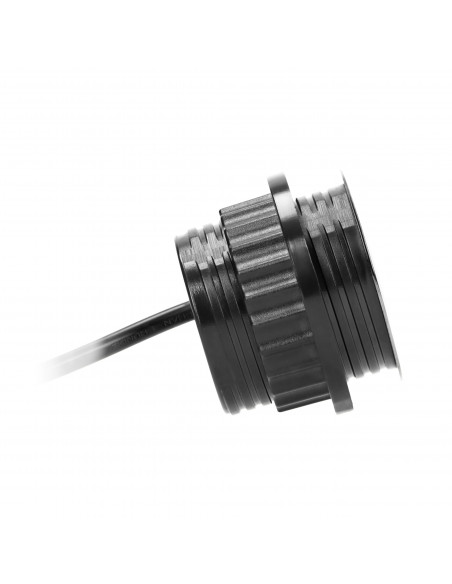 Ładowarka 3xUSB wpuszczana w blat, 5V total 3.1A, max. 2,1A/port, przewód 1,5m, czarny połysk 