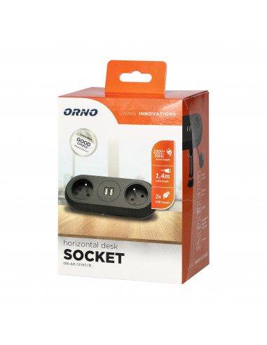 Gniazdo meblowe z uchwytem...