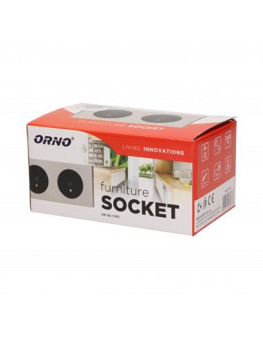 Gniazdo meblowe bez wyłącznika,...