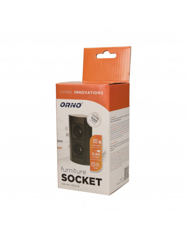 Gniazdo meblowe bez wyłącznika,...