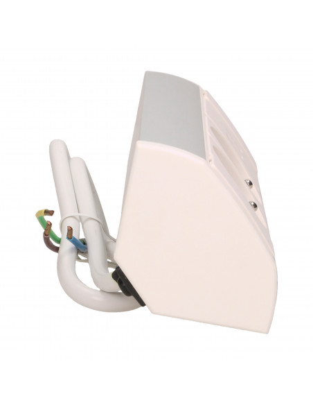 Gniazdo meblowe 2x2P+Z + USB, biało-srebrne