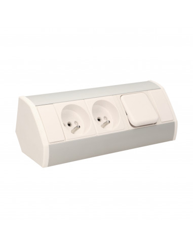 Gniazdo meblowe 2x2P+Z z...