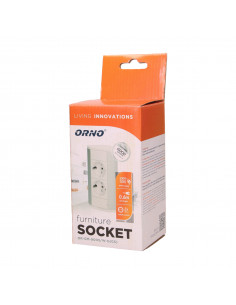 Gniazdo meblowe 2x2P+Z,... 2