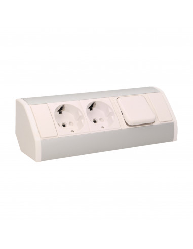 Gniazdo meblowe 2x2P+Z z...