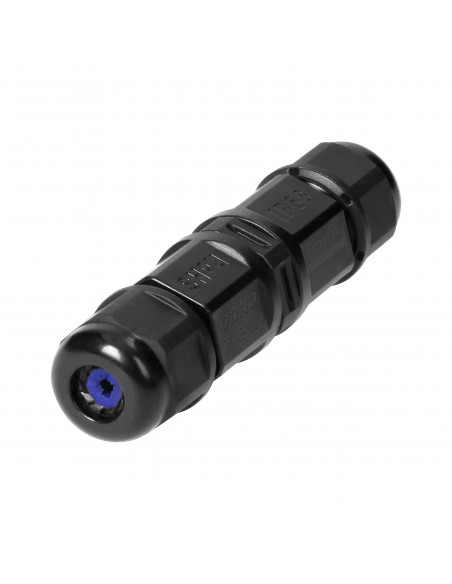 MICRO konektor kablowy prosty, IP68, 2x1,0mm2, 450V/10A