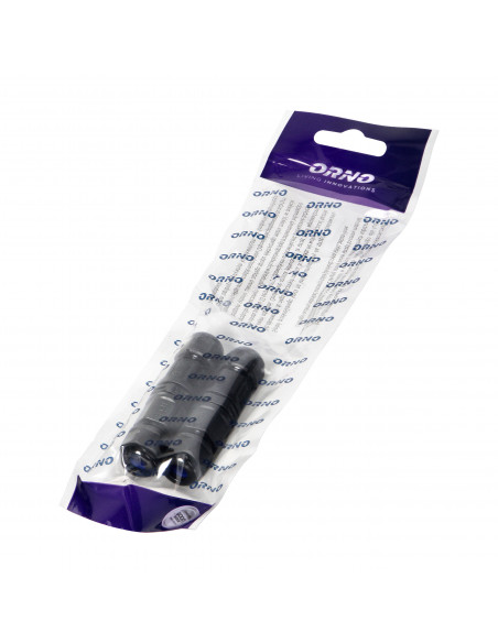 MICRO konektor kablowy prosty, IP68, 2x1,0mm2, 450V/10A