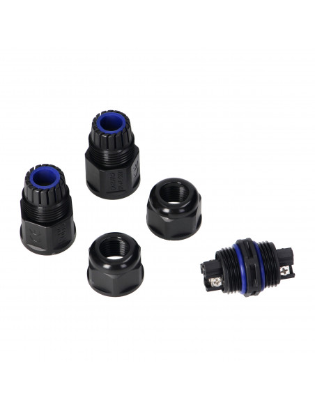 Konektor kablowy prosty IP68, 3x4mm², 450V/25A