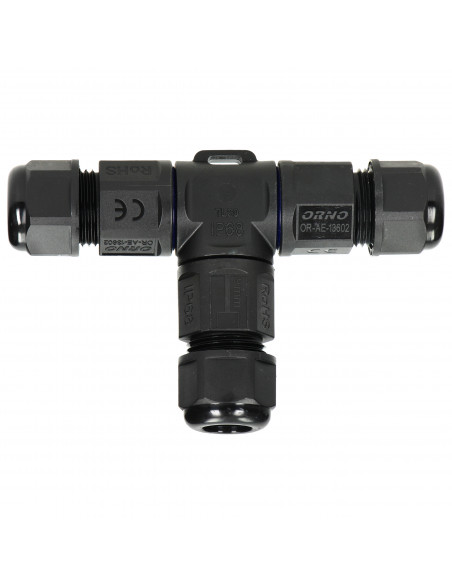 Konektor kablowy trójnik T IP68, 3x4mm², 450V/25A