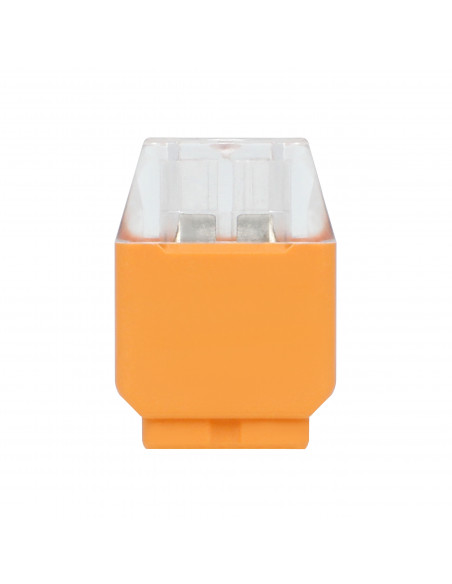 Złączka instalacyjna wciskana 2-przewodowa, na drut 0,75-2,5mm², IEC 300V/24A, 100 szt.