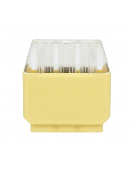 Złączka instalacyjna wciskana 6-przewodowa, dwurzędowa, na drut 0,75-2,5mm², IEC 300V/24A, 10 szt.