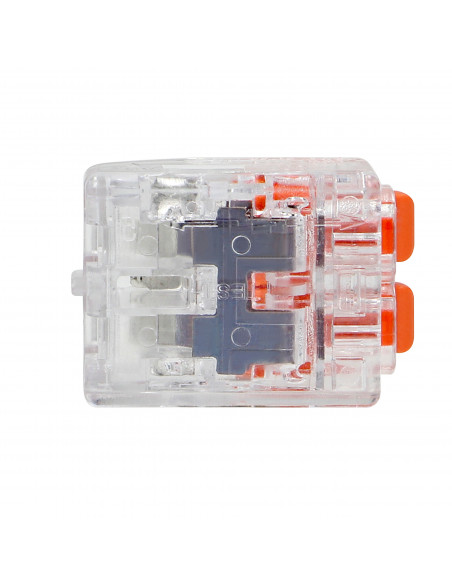 Złączka instalacyjna zaciskowa 2-przewodowa, na dowolny przewód 0,2-4mm², IEC 450V/32A, 10 szt.