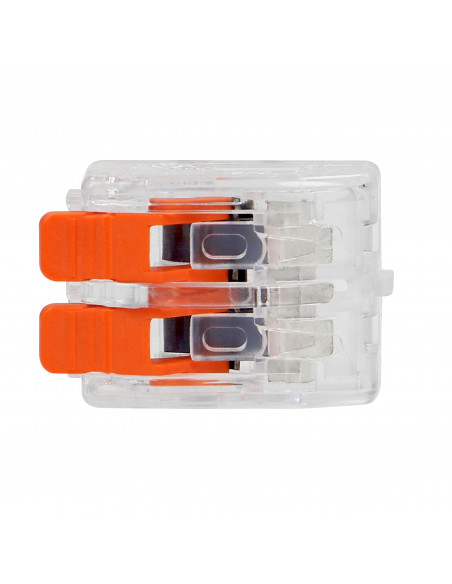 Złączka instalacyjna zaciskowa 2-przewodowa, na dowolny przewód 0,2-4mm², IEC 450V/32A  100 szt.