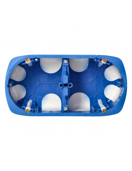 Puszka podtynkowa 60mm wiatroszczelna podwójna